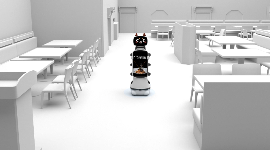 تصویری از استقرار ربات خدماتی T10